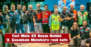 MOTOSİKLET TUTKUNLARI BAYRAMİÇ’TE BULUŞTU