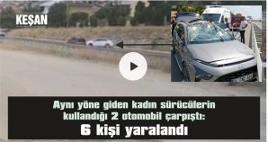 KAZA ANI GÜVENLİK KAMERASINA YANSIDI