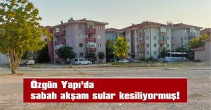 SU KESİNTİLERİ VATANDAŞI ÇİLEDEN ÇIKARDI