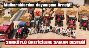 150 TON SAMAN GÖNDERİLDİ