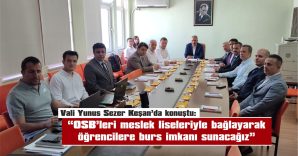 KEŞAN’DA ALTYAPININ YÜZDE 80’İ, FİRMALARA TAHSİSİN İSE YÜZDE 50’Sİ TAMAMLANDI