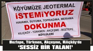 “BUGÜN SES ÇIKARMAZSAK, YARIN KENDİ TARLAMIZDA BİR YABANCI GİBİ DURURUZ!”