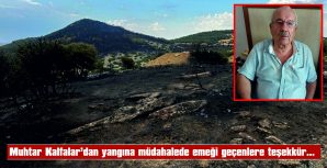 KALFALAR’DAN EMEĞİ GEÇENLERE TEŞEKKÜR…