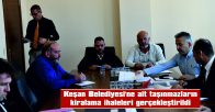 TAŞINMAZLAR 3 YILLIĞINA KİRALANDI