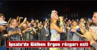GÜLBEN ERGEN SAHNE PERFORMANSIYLA İZLEYENLERİNİ COŞTURDU