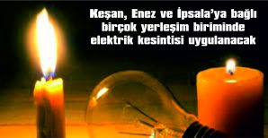 PLANLI KESİNTİLER, 27 EYLÜL-5 EKİM 2025 TARİHLERİ ARASINDA UYGULANACAK