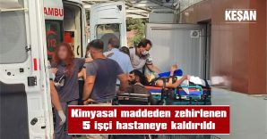 SU DEPOSUNDA BOYA YAPARKEN KİMYASAL MADDEDEN ZEHİRLENDİRLER