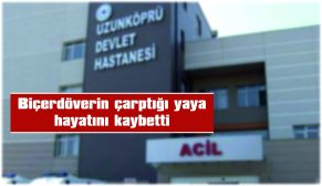 HASAT YAPARKEN YAYAYA ÇARPTI