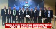 GENEL BAŞKAN İMRAN OKUMUŞ GÜVEN TAZELEDİ
