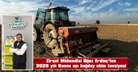 2025 YILI BUĞDAY EKİMLERİNDE KASIM AYI TERCİH EDİLMELİ
