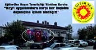 EĞİTİM-SEN KEŞAN TEMSİLCİLİĞİ: “EĞİTİM KURUMLARININ SİYASALLAŞTIRILMASI GİRİŞİMLERİ KABUL EDİLEMEZ!”