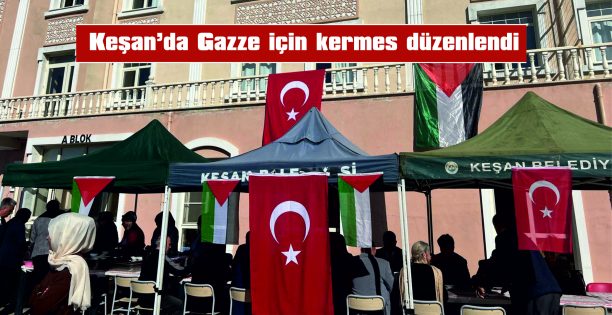 GAZZE İÇİN KERMES DÜZENLENDİ