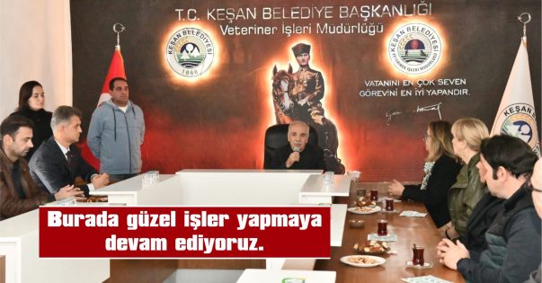 BAŞKAN ÖZCAN, HAYVANSEVERLERLE BİR ARAYA GELDİ