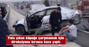KAZADA 2 KİŞİ YARALANDI