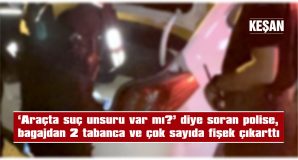 BAGAJDAN CEPHANELİK ÇIKTI