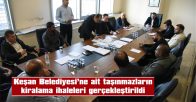 İHALEYE ÇIKAN TAŞINMAZLAR KİRALANDI