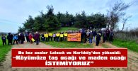 KEŞAN KENT KONSEYİ DE KÖYLÜLERE DESTEK VERDİ