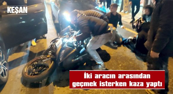 AYNAYA BAKMADAN ARAÇTAN İNMEYE ÇALIŞAN SÜRÜCÜ KAZAYA NEDEN OLDU