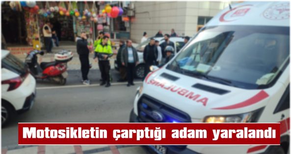 YARALI ADAM AMBULANSLA HASTANEYE KALDIRILDI