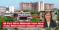 TÜ’NÜN 2026 YILI BÜTÇESİNİN 7 MİLYAR 805 MİLYON 163 BİN TL