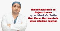 OP. DR. TEKİN DE RANDEVÜ SİSTEMİ İLE HASTA KABUL EDECEK