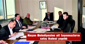 KEŞAN BELEDİYESİNE AİT 5 ARSA İHALEYLE SATILDI