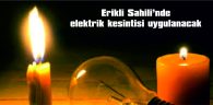 ERİKLİ SAHİLİ’NDE ELEKTRİK KESİNTİSİ UYGULANACAK