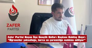 BAYIR: “4.000 TL, ÖĞRENCİLERİN GERÇEK YAŞAM KOŞULLARIYLA KARŞILAŞTIRILDIĞINDA AÇIKÇA BİR ALDATMACADAN İBARETTİR”