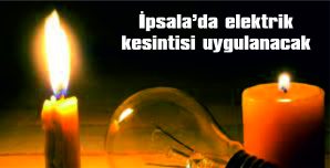 İPSALA’DA ELEKTRİK KESİNTİSİ…