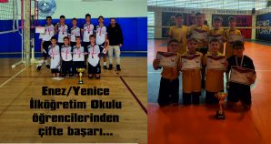 YILDIZ ERKEKLERDE EDİRNE 1.Sİ, KÜÇÜK ERKEKLERDE EDİRNE 2.Sİ OLDULAR…