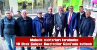 MAHALLE MUHTARLARINDAN ZİYARET…