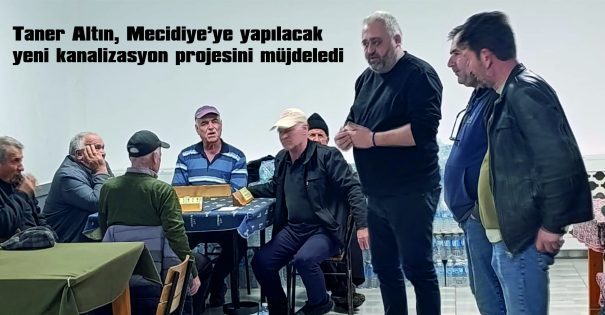 ALTIN, PROJENİN KÖYE VE BÖLGE HALKINA HAYIRLI OLMASINI DİLEDİ