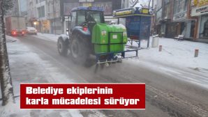 EKİPLER, İŞ MAKİNELERİ VE TRAKTÖRLER İLE YOLLARDA