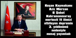 MERCAN: “DUALARIMIZDA VE HAFIZAMIZDA YAŞAMAYA DEVAM EDECEKLER”