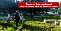 KEŞAN BELEDİYESİ’NDEN BAYRAM ÖNCESİ CAMİ VE MEZARLIKLARDA KAPSAMLI TEMİZLİK