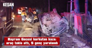 YARALILAR AMBULANSLARLA HASTANEYE KALDIRILDI