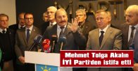 “İYİ PARTİ İLE HUKUKİ BAĞIMI KESMEKTEN BAŞKA BİR YOL KALMADIĞINI ÜZÜLEREK İFADE ETMEK İSTİYORUM”