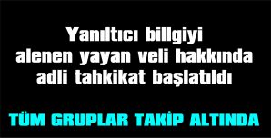 TÜM GRUPLARI TAKİP ALTINDA…