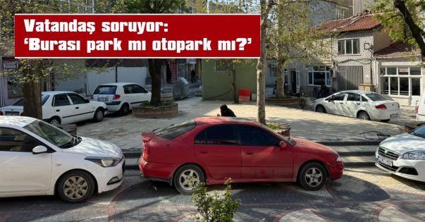 PARKTA OTURMA BANKLARI YOK!