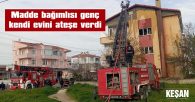 BABASINI ARAYARAK ‘EVİ YAKTIM GEL!’ DEDİ