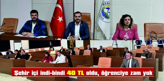 PAŞAYİĞİT – KEŞAN HATTI İÇİN İSE SİVİL ÜCRETİ 55 TL’NDEN 65 TL’YE, ÖĞRENCİ ÜCRETLERİ İSE 30 TL’DEN 35 TL’YE GÜNCELLENDİ