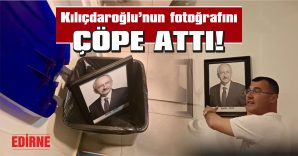 CHP EDİRNE MERKEZ İLÇE BAŞKANI VOLKAN AKGÜNGÖR’DEN ŞOK PROTESTO!