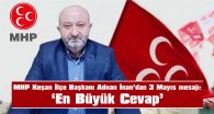 ‘3 MAYIS: TÜRKÜN EĞİLMEYEN BAŞI, BÜKÜLMEYEN BİLEĞİDİR’