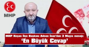 ‘3 MAYIS: TÜRKÜN EĞİLMEYEN BAŞI, BÜKÜLMEYEN BİLEĞİDİR’