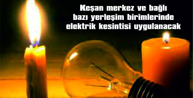 TREDAŞ’TAN PLANLI ELEKTRİK KESİNTİSİ…