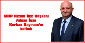 İNAN, BAYRAM MESAJI YAYIMLADI