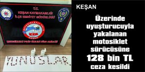 SÜRÜCÜ GÖZALTINA ALINDI, MOTOSİKLET TRAFİKTEN MEN EDİLDİ