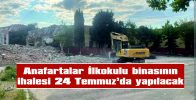 HAYIRSEVER VAZGEÇTİ, OKUL DEVLET ELİYLE YAPILACAK