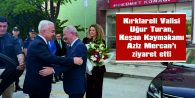 VALİ TURAN’DAN KAYMAKAM MERCAN’A ZİYARET…