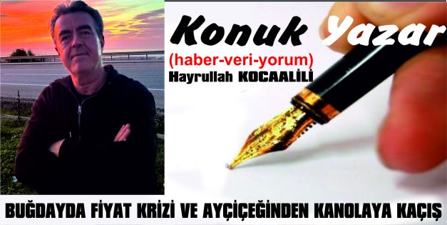 BUĞDAYDA FİYAT KRİZİ VE AYÇİÇEĞİNDEN KANOLAYA KAÇIŞ